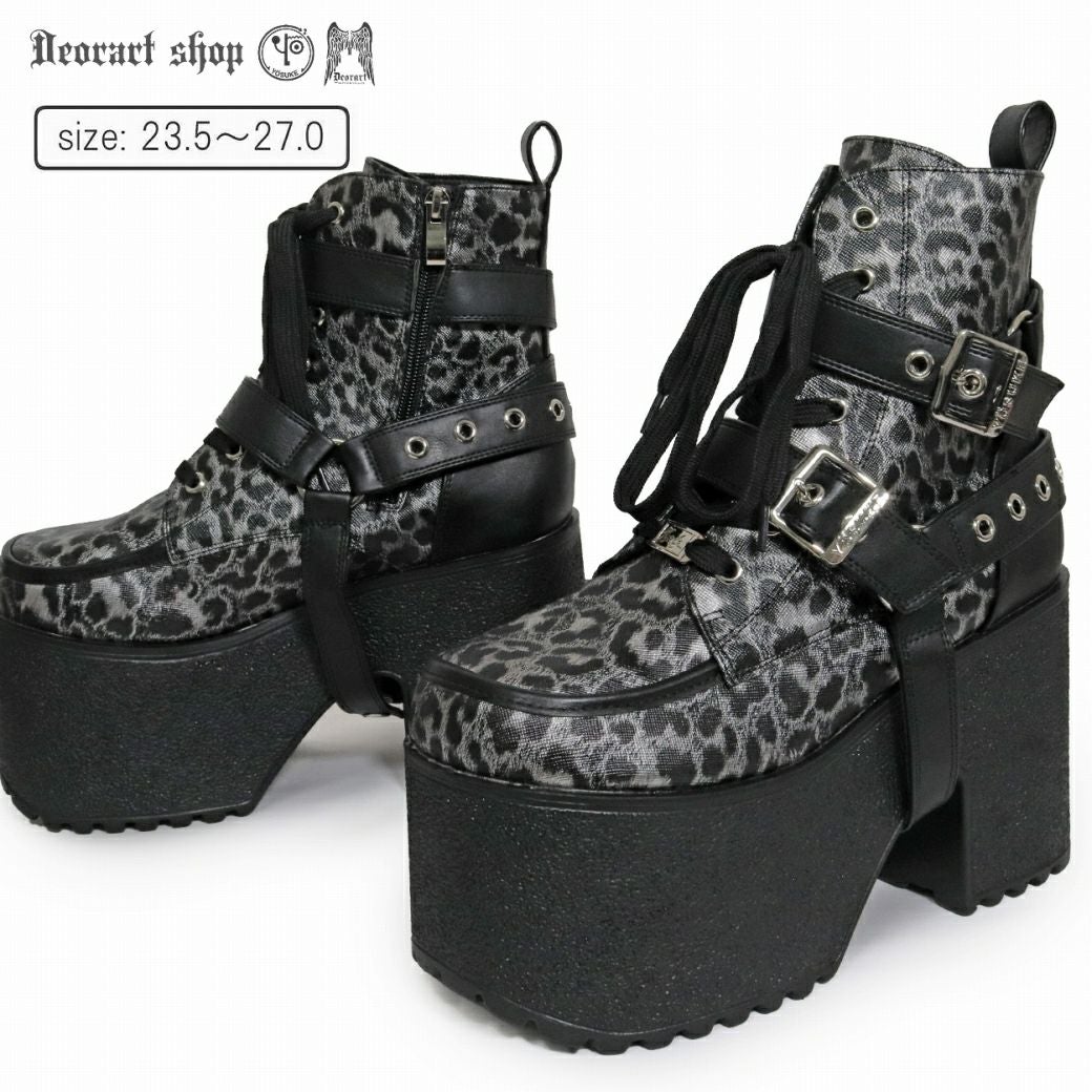 Deorart,ディオラート,通販,靴,ブーツ,厚底ブーツ,ヒョウ柄,レオパード柄,豹柄,かっこいい,かわいい,レディースファッション,メンズファッション,原宿系ファッション,V系ファッション,サブカル系ファッション,地雷系ファッション,20代,30代,40代