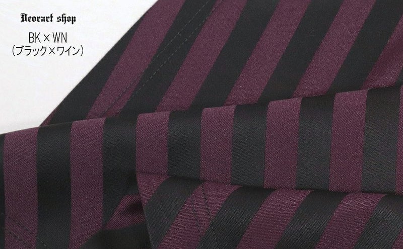 Deorart,ディオラート,V系,ストライプ,ホラー,地雷系,執事風ギャルソン,マント,ベスト,ジレ,中世,王子,セットアップ,V系,ヴィジュアル系,コーデ,ホスト,コンカフェ,ライブ,ファッション,ダンス衣装,メンズ,レディス,男装