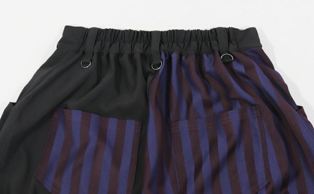 Deorart,ディオラート,V系,ストライプ,ホラー,地雷系,執事風ギャルソン,マント,王子,カボチャパンツ,ドロワーズ,バルーンショートパンツ,ショートパンツ,中世,セットアップ,V系,ヴィジュアル系,コーデ,ホスト,コンカフェ,ライブ,ファッション,ダンス衣装,メンズ,レディス,男装