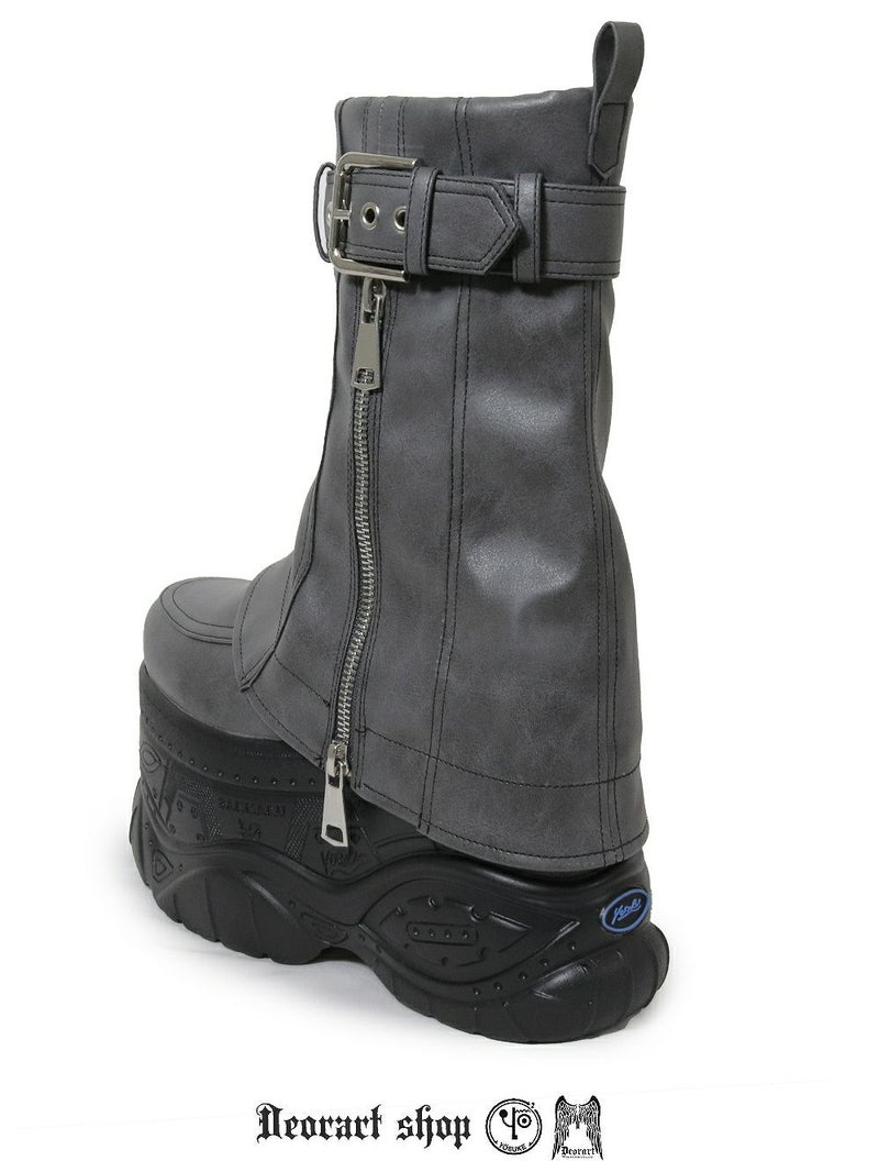 Deorart,ディオラート,靴,厚底,yosuke,カバー付きブーツ,レッグカバー,ベルト付き,ブーツ,Y2K,ゴシック,ファッション,ロングブーツ,大きいサイズ,丈夫,歩きやすい,シューズ,通販,原宿系,地雷系,バンギャ,