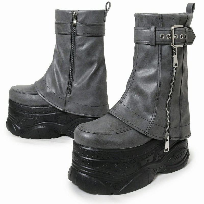 Deorart,ディオラート,靴,厚底,yosuke,カバー付きブーツ,レッグカバー,ベルト付き,ブーツ,Y2K,ゴシック,ファッション,ロングブーツ,大きいサイズ,丈夫,歩きやすい,シューズ,通販,原宿系,地雷系,バンギャ,