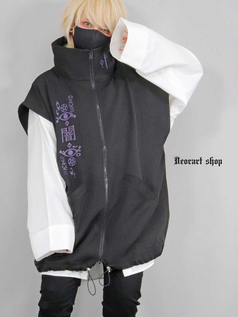 Deorart,ディオラート,地雷系,猫耳,ネコ,猫柄,サイバー,サイバーパンク,妖怪,和装,ホラー,着物,振袖,闇,漢字,原宿系,ジャージ,V系,emo,punk,rock,harajyuku,メンズ,レディース,オーバーサイズ,大きいサイズ,ゴシック,モード,ファッション,服,通販