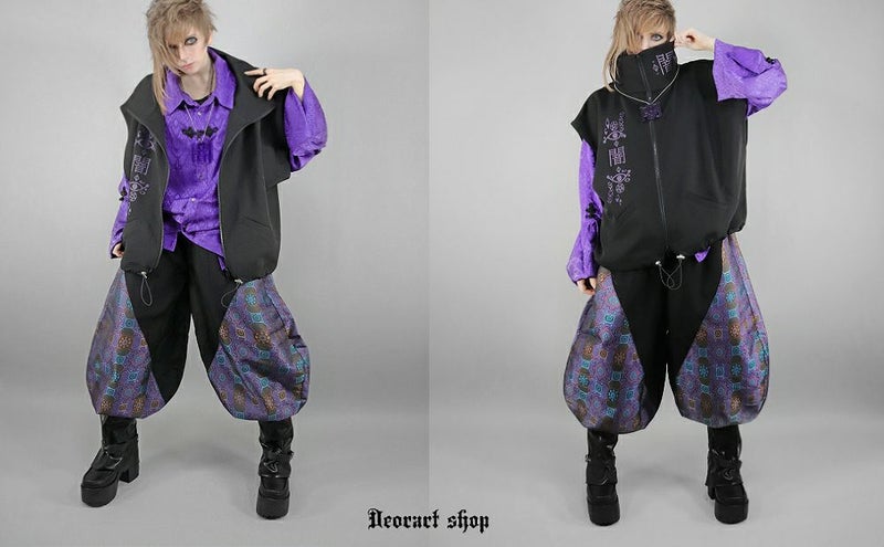 Deorart,ディオラート,地雷系,猫耳,ネコ,猫柄,サイバー,サイバーパンク,妖怪,和装,ホラー,着物,振袖,闇,漢字,原宿系,ジャージ,V系,emo,punk,rock,harajyuku,メンズ,レディース,オーバーサイズ,大きいサイズ,ゴシック,モード,ファッション,服,通販