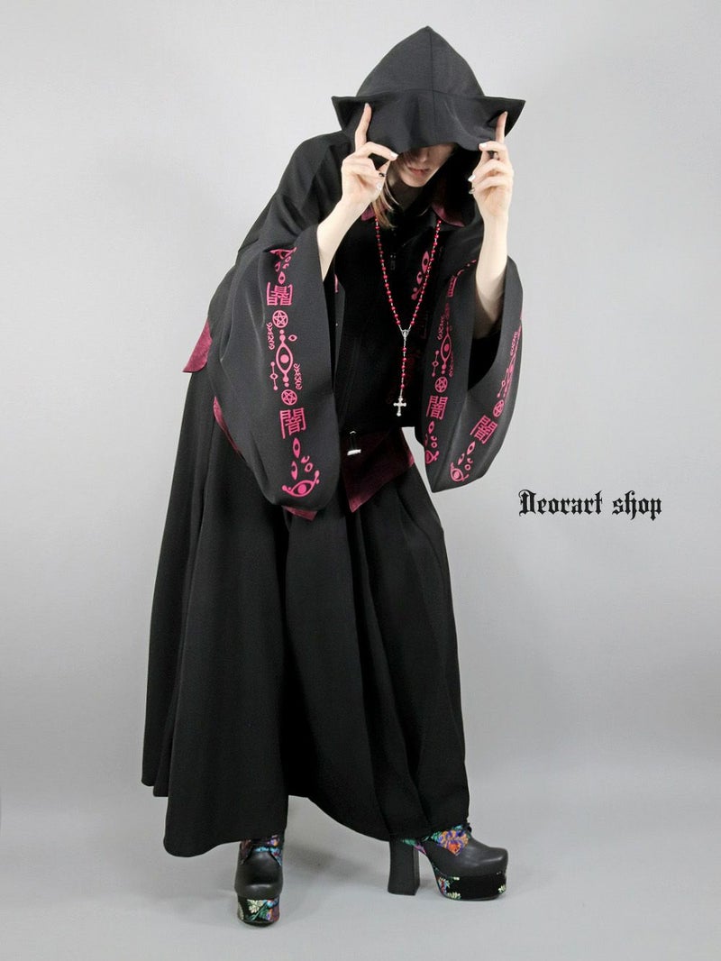 Deorart,ディオラート,地雷系,猫耳,ネコミミ,ケモミミ,パーカー,尻尾,猫柄,サイバー,サイバーパンク,妖怪,和装,ホラー,着物,振袖,闇,漢字,原宿系,ジャージ,V系,emo,punk,rock,harajyuku,メンズ,レディース,オーバーサイズ,大きいサイズ,ゴシック,モード,ファッション,服,通販