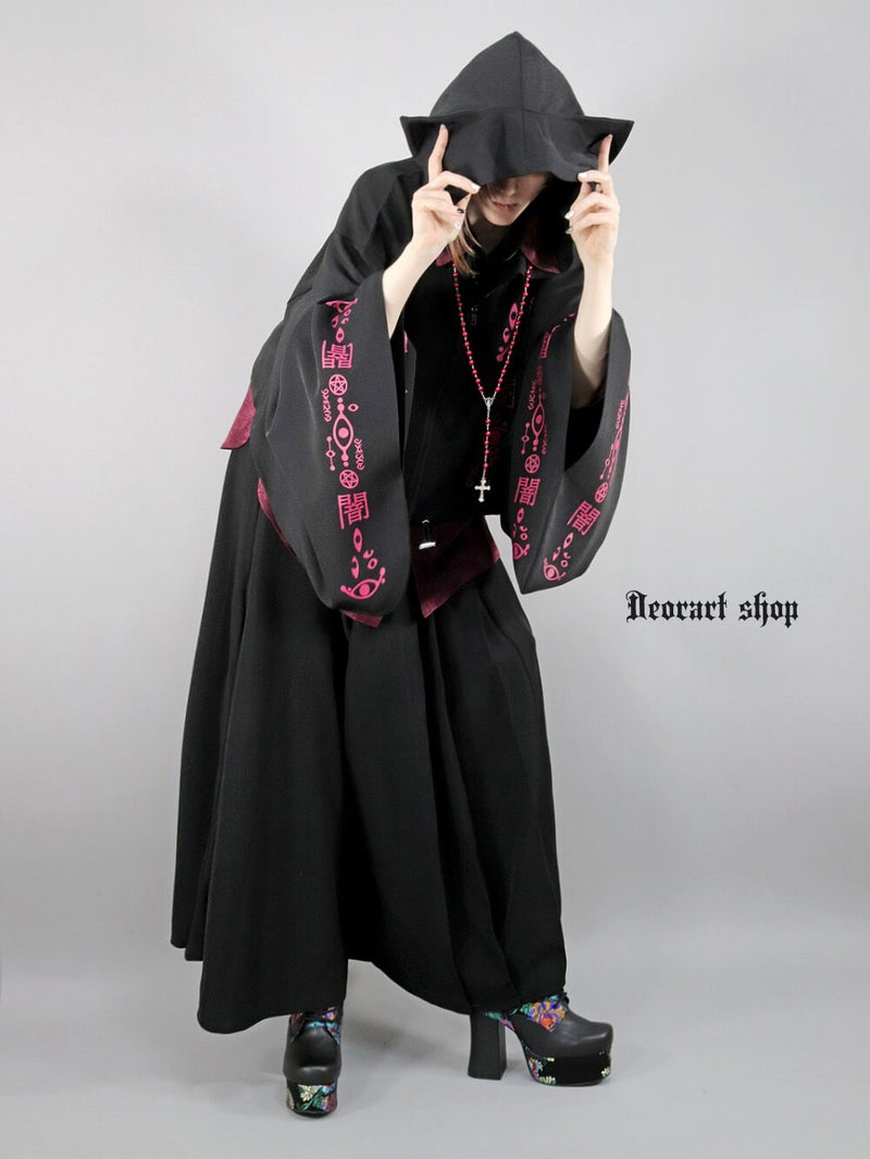 Deorart,ディオラート,地雷系,猫耳,ネコミミ,ケモミミ,パーカー,尻尾,猫柄,サイバー,サイバーパンク,妖怪,和装,ホラー,着物,振袖,闇,漢字,原宿系,ジャージ,V系,emo,punk,rock,harajyuku,メンズ,レディース,オーバーサイズ,大きいサイズ,ゴシック,モード,ファッション,服,通販