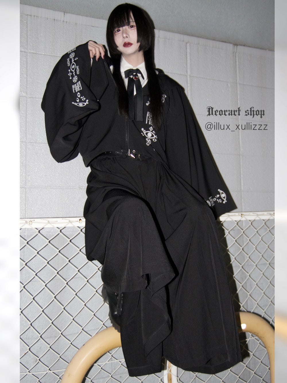  Deorart,ディオラート,地雷系,猫耳,ネコミミ,ケモミミ,パーカー,尻尾,猫柄,サイバー,サイバーパンク,妖怪,和装,ホラー,着物,