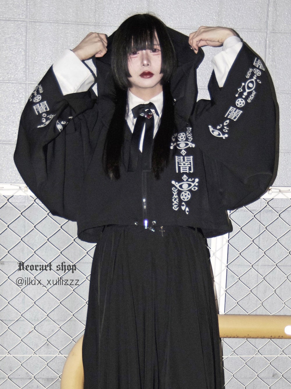  Deorart,ディオラート,地雷系,猫耳,ネコミミ,ケモミミ,パーカー,尻尾,猫柄,サイバー,サイバーパンク,妖怪,和装,ホラー,着物,