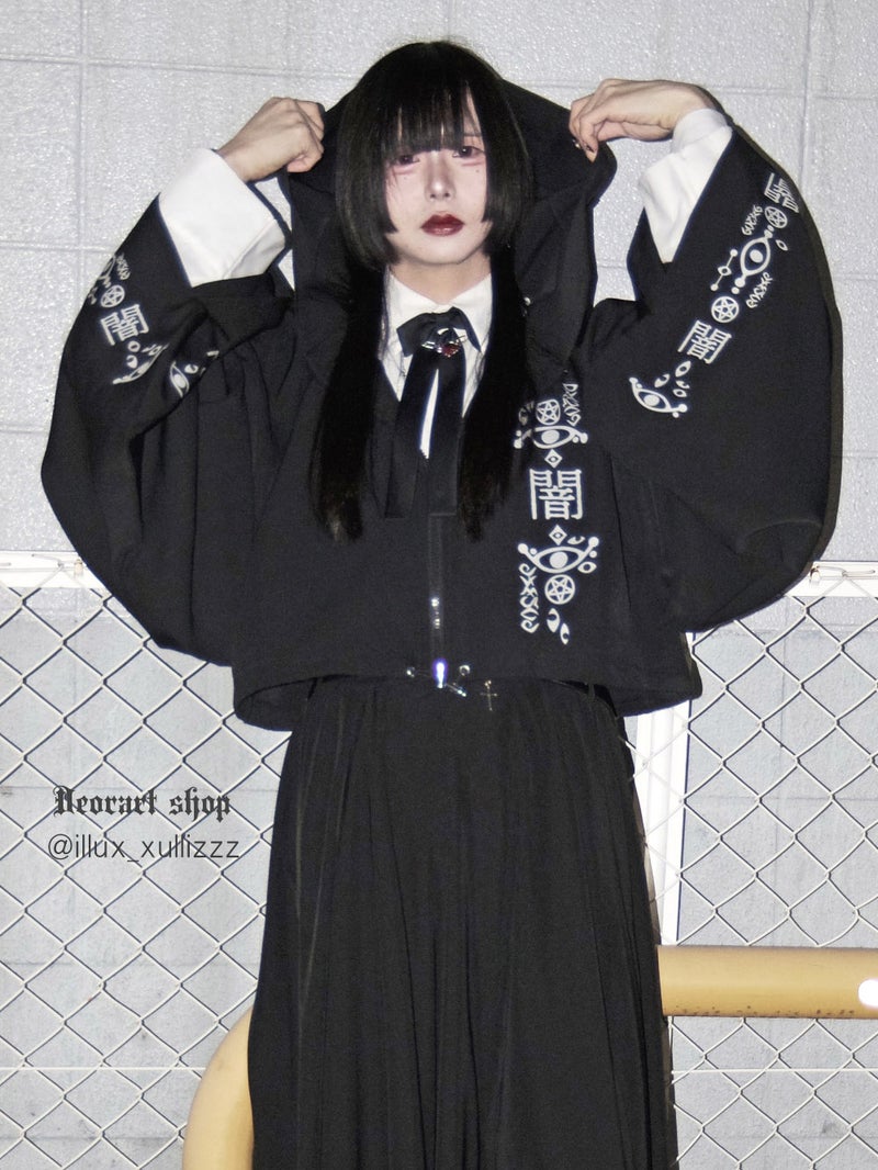  Deorart,ディオラート,地雷系,猫耳,ネコミミ,ケモミミ,パーカー,尻尾,猫柄,サイバー,サイバーパンク,妖怪,和装,ホラー,着物,