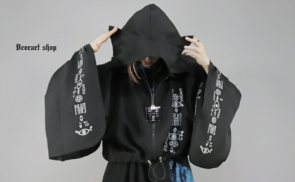 Deorart,ディオラート,地雷系,猫耳,ネコミミ,ケモミミ,パーカー,尻尾,猫柄,サイバー,サイバーパンク,妖怪,和装,ホラー,着物,振袖,闇,漢字,原宿系,ジャージ,V系,emo,punk,rock,harajyuku,メンズ,レディース,オーバーサイズ,大きいサイズ,ゴシック,モード,ファッション,服,通販