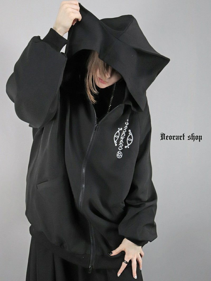 Deorart,ディオラート,地雷系,猫耳,ネコミミ,ケモミミ,パーカー,尻尾,猫柄,サイバー,サイバーパンク,妖怪,和装,ホラー,着物,振袖,闇,漢字,原宿系,ジャージ,V系,emo,punk,rock,harajyuku,メンズ,レディース,オーバーサイズ,大きいサイズ,ゴシック,モード,ファッション,服,通販