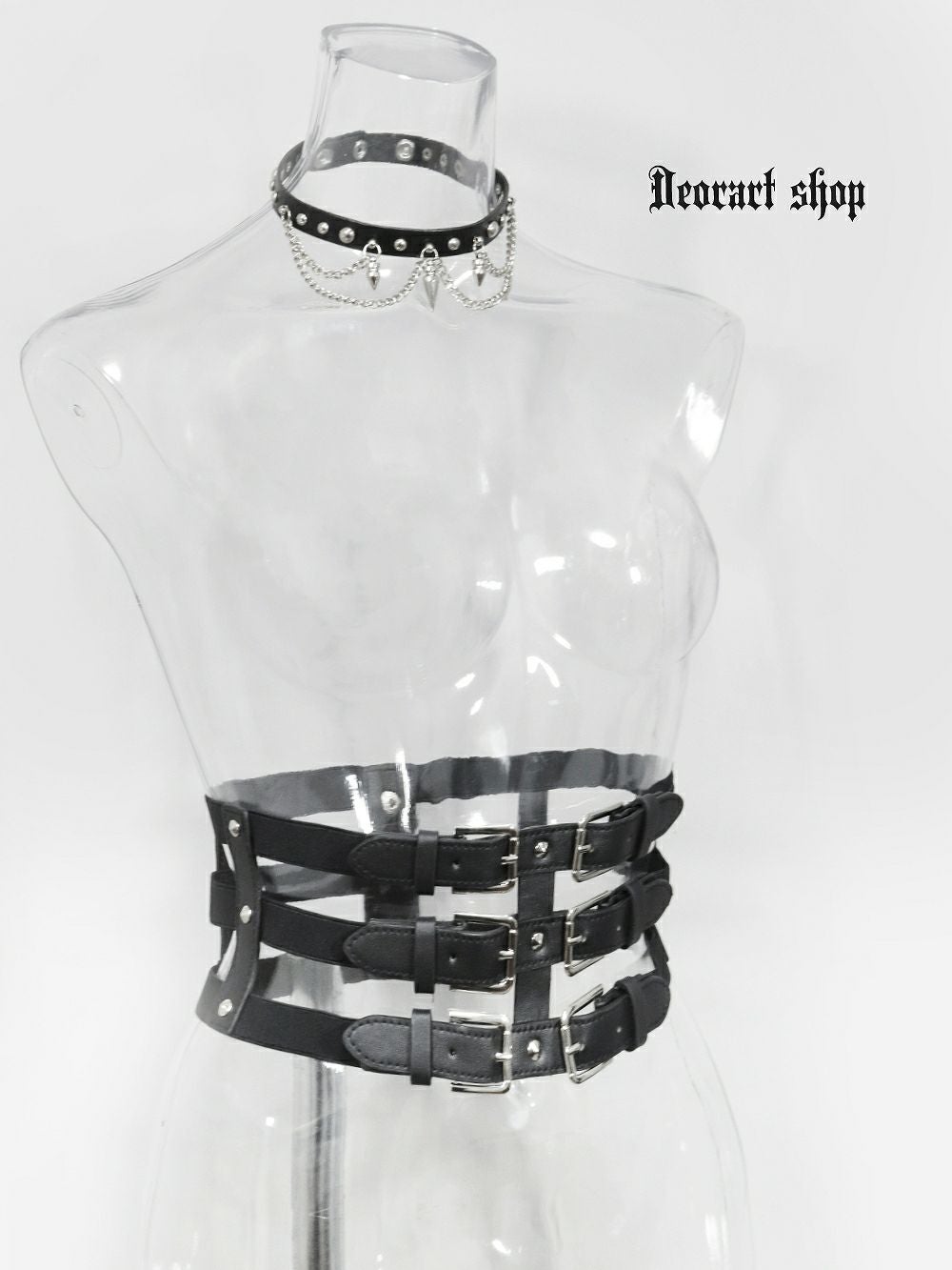 【D★】 ベルナルド31.5cm 2枚セット BY1176 [3連バックル] ストレッチ・コルセットベルト | Deorart shop