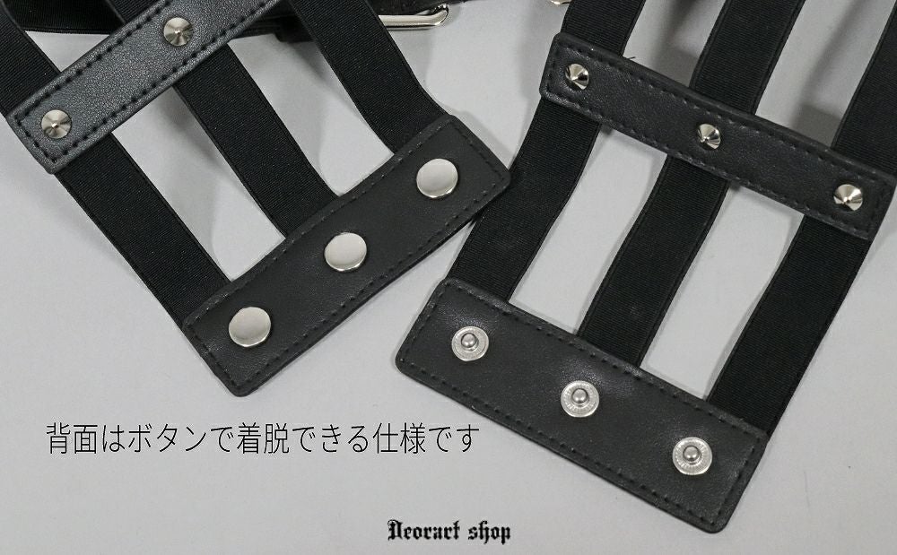 Deorart,ディオラート,モード,ゴシック,ゴスロリ,Y2K,ベルト,太ベルト,コルセット,伸びる,苦しくない,ロリータ,地雷系,バックル,拘束,首輪,人間,ライブ,ファッション,衣装,メンズ,レディス,通販
