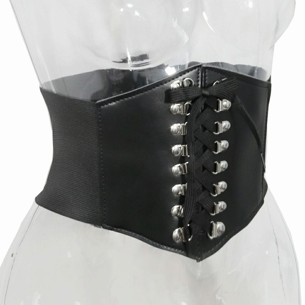 Deorart,ディオラート,モード,ゴシック,ゴスロリ,Y2K,ベルト,太ベルト,コルセット,伸びる,苦しくない,ロリータ,地雷系,バックル,拘束,首輪,人間,ライブ,ファッション,衣装,メンズ,レディス,通販