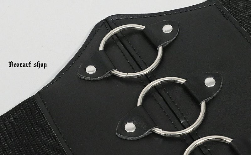 Deorart,ディオラート,モード,ゴシック,ゴスロリ,Y2K,ベルト,太ベルト,コルセット,伸びる,苦しくない,ロリータ,地雷系,バックル,拘束,首輪,人間,ライブ,ファッション,衣装,メンズ,レディス,通販