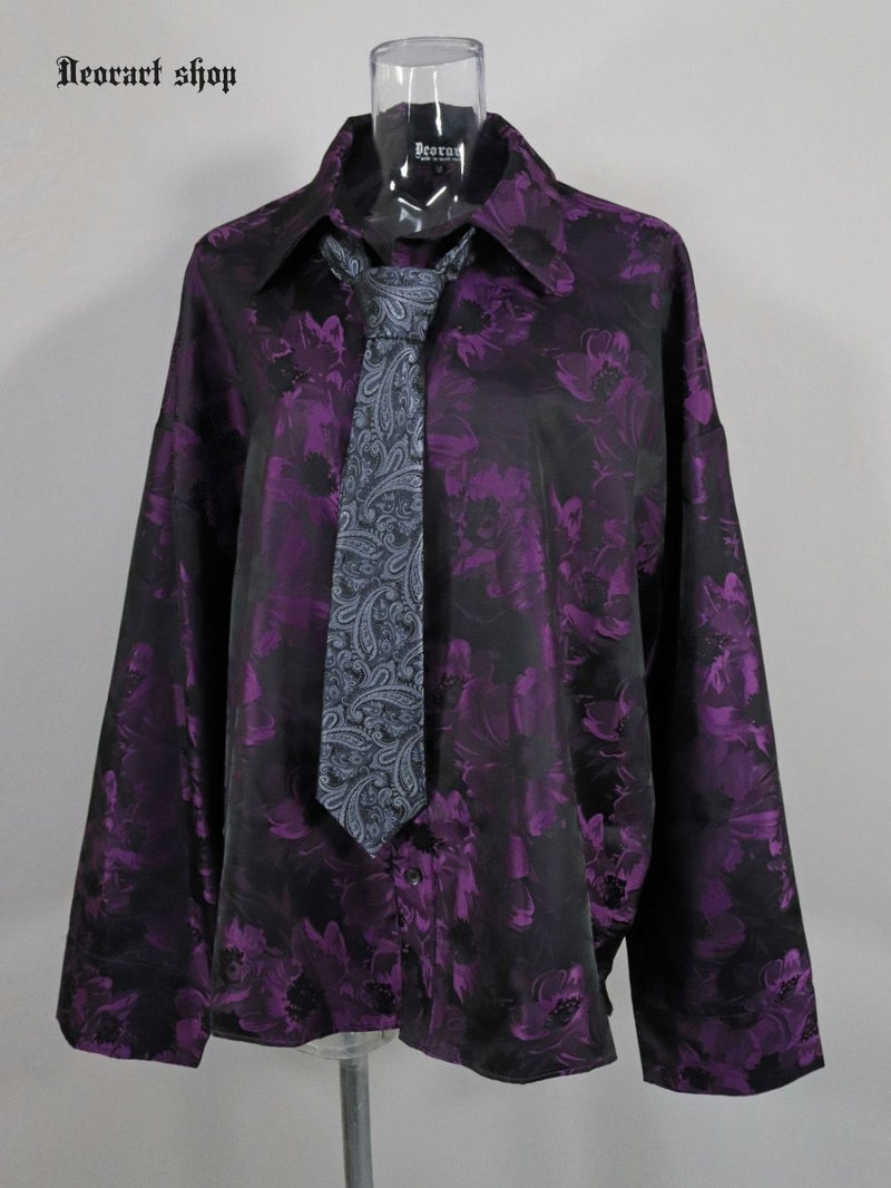 Deorart,ディオラート,ネクタイ,古着風,和柄,チャイナ柄,中華,和風,メンズ,レディス,ゴシックコーデ,マフィア,衣装,コスプレ,通販,