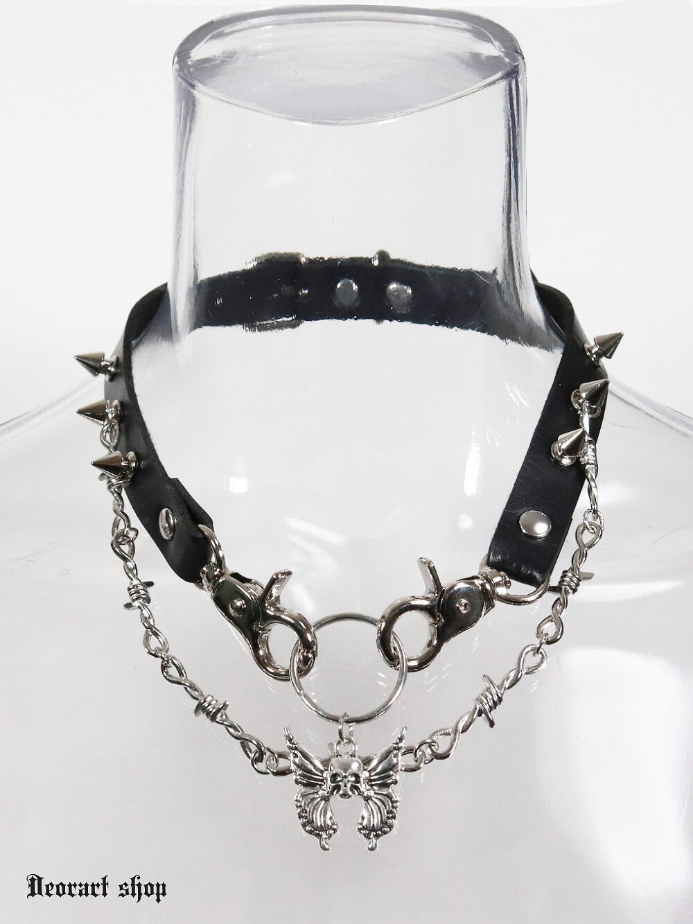 Deorartディオラート,ネックレス,チョーカー,首輪,メンズ,レディス,Y2K,バンギャ,パンクロック,V系,ファッション,地雷系,