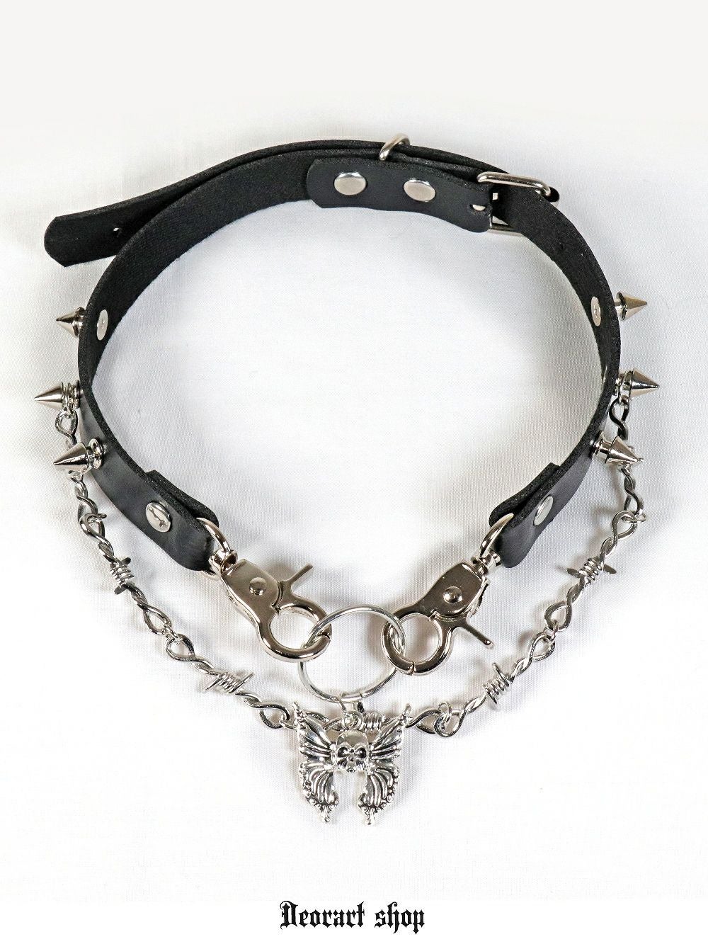 Deorartディオラート,ネックレス,チョーカー,首輪,メンズ,レディス,Y2K,バンギャ,パンクロック,V系,ファッション,地雷系,
