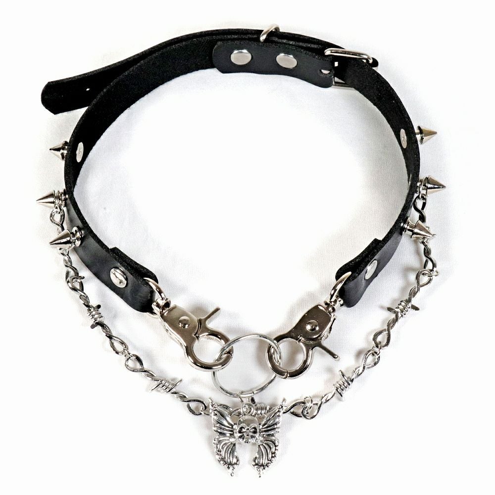 Deorartディオラート,ネックレス,チョーカー,首輪,メンズ,レディス,Y2K,バンギャ,パンクロック,V系,ファッション,地雷系,