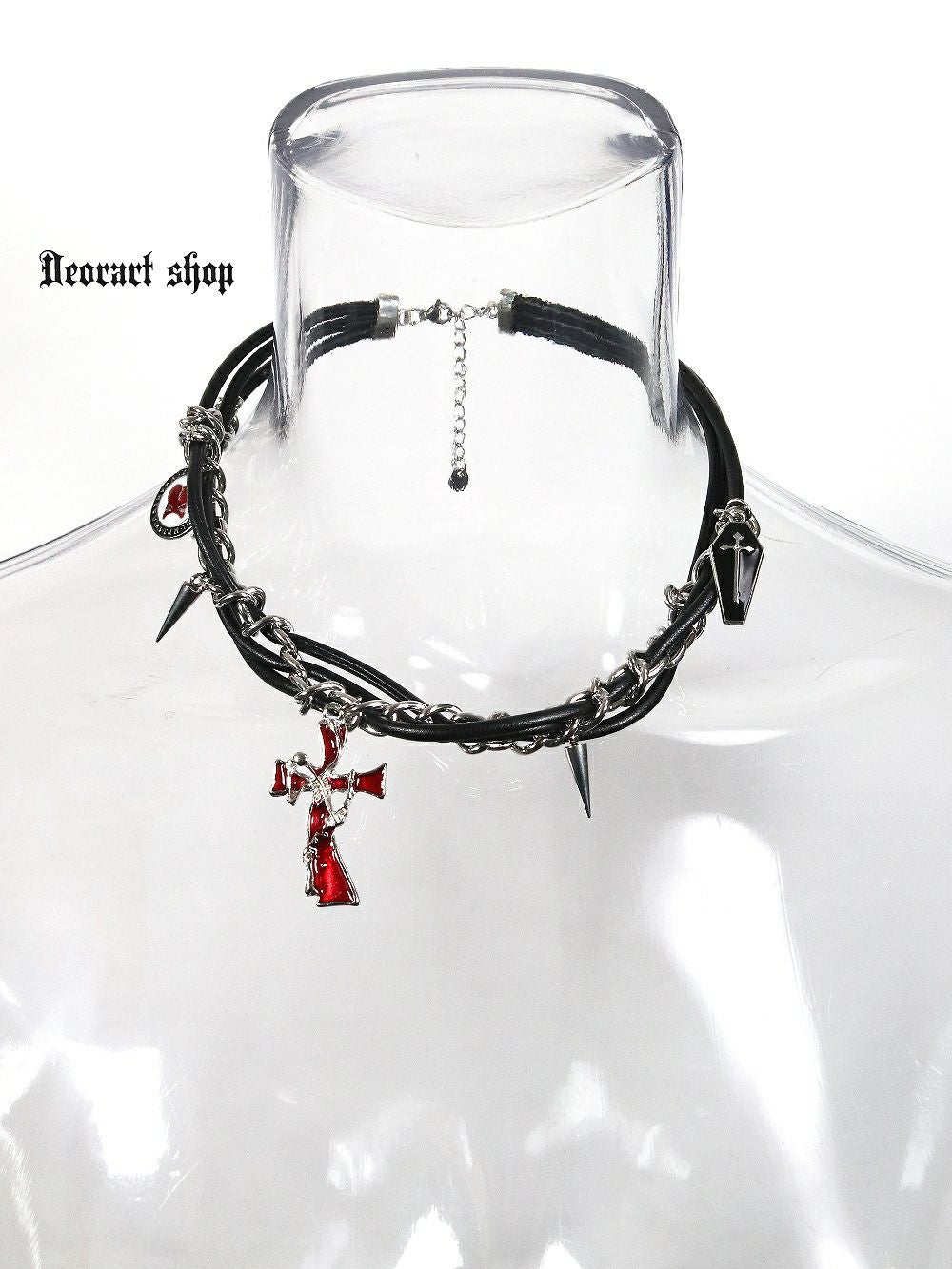Deorartディオラート,ネックレス,チョーカー,首輪,メンズ,レディス,Y2K,バンギャ,パンクロック,V系,ファッション,地雷系,