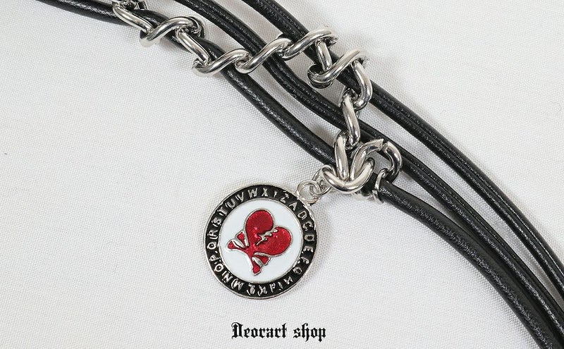 Deorartディオラート,ネックレス,チョーカー,首輪,メンズ,レディス,Y2K,バンギャ,パンクロック,V系,ファッション,地雷系,