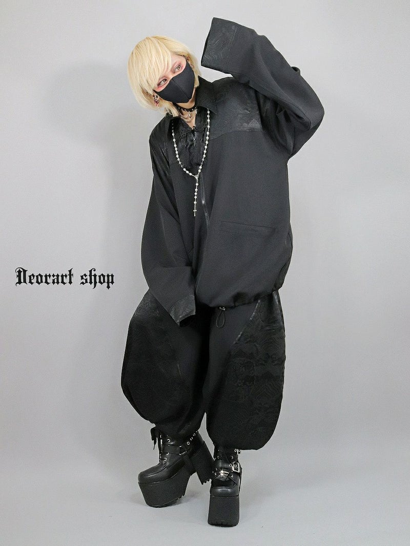 Deorart,ディオラート,モード,ゴシック,中華柄,新中式,チャイナコーデ,サイバー,セットアップ,シャツ,ジャケット,ハロウィン,ファッション,和装,妖怪,着物風,V系,ヴィジュアル系,大人,ライブ,ファッション,衣装,メンズ,レディス