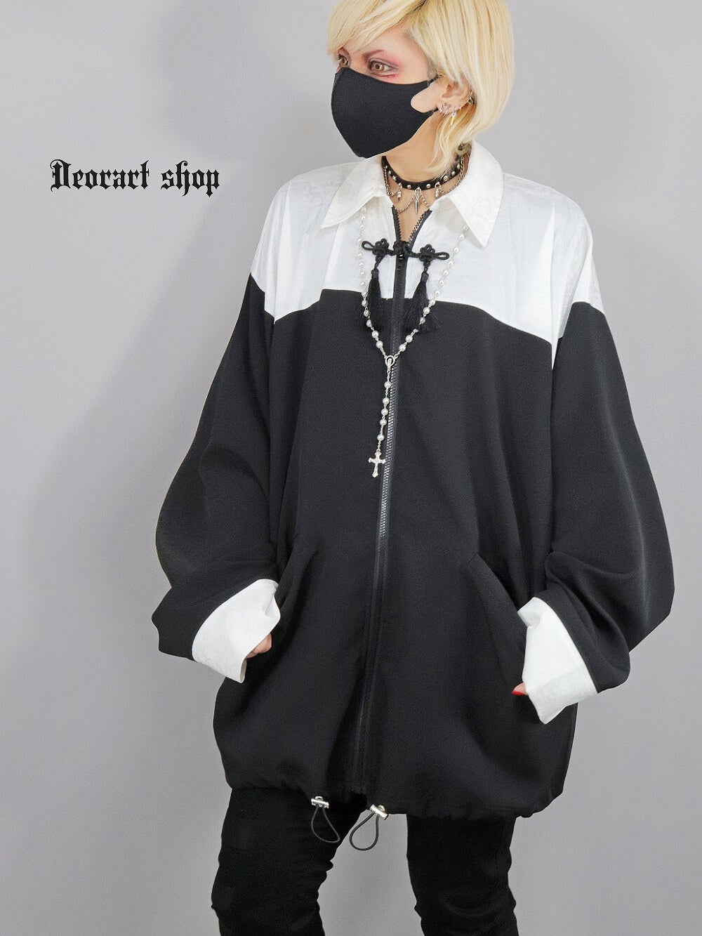 Deorart,ディオラート,モード,ゴシック,中華柄,新中式,チャイナコーデ,サイバー,セットアップ,シャツ,ジャケット,ハロウィン,ファッション,和装,妖怪,着物風,V系,ヴィジュアル系,大人,ライブ,ファッション,衣装,メンズ,レディス