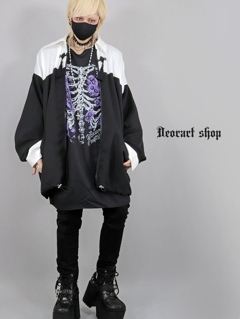 Deorart,ディオラート,モード,ゴシック,中華柄,新中式,チャイナコーデ,サイバー,セットアップ,シャツ,ジャケット,ハロウィン,ファッション,和装,妖怪,着物風,V系,ヴィジュアル系,大人,ライブ,ファッション,衣装,メンズ,レディス