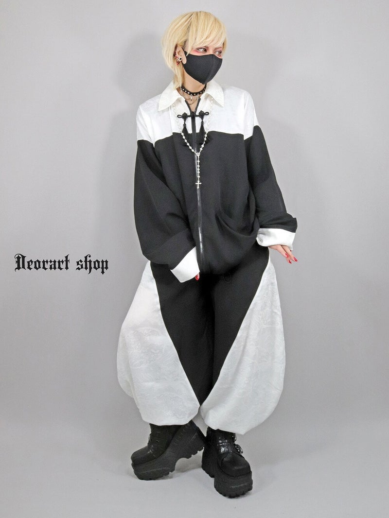 Deorart,ディオラート,モード,ゴシック,中華柄,新中式,チャイナコーデ,サイバー,セットアップ,シャツ,ジャケット,ハロウィン,ファッション,和装,妖怪,着物風,V系,ヴィジュアル系,大人,ライブ,ファッション,衣装,メンズ,レディス