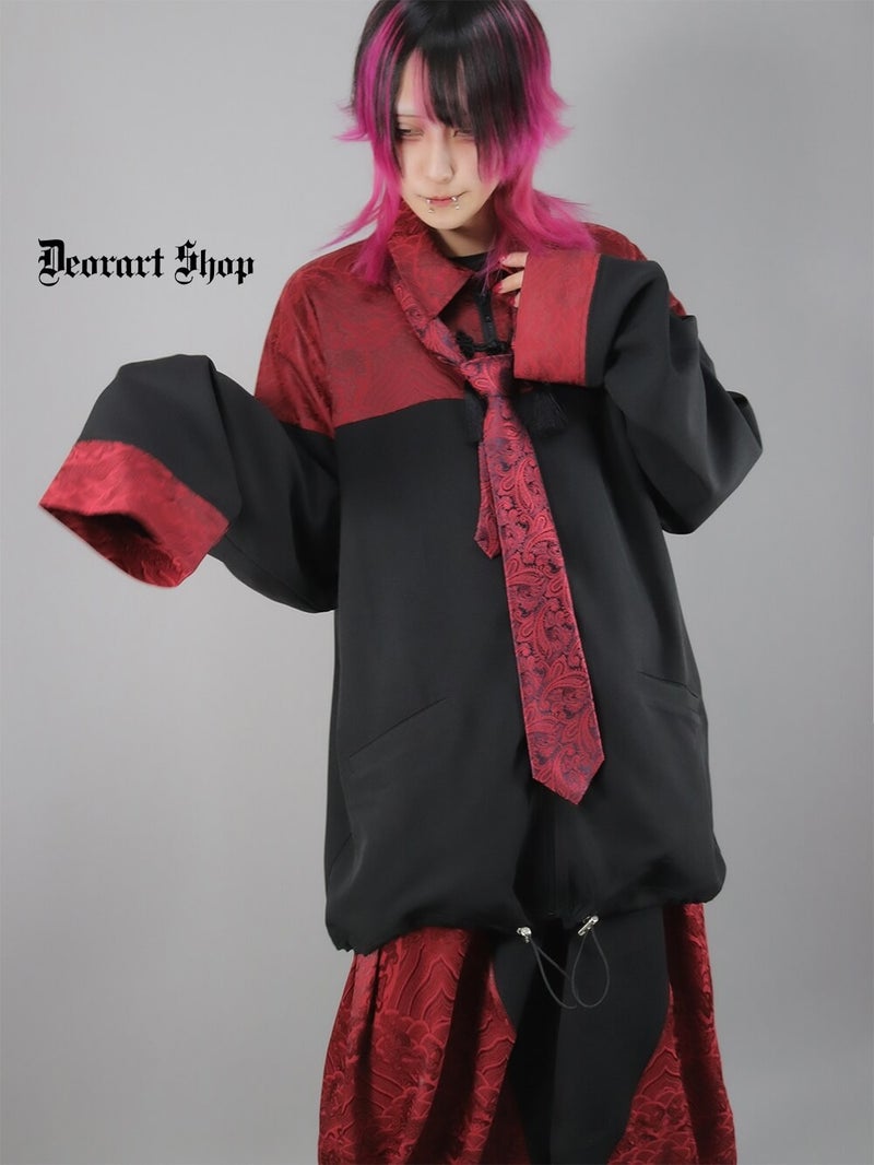 Deorart,ディオラート,モード,ゴシック,中華柄,新中式,チャイナコーデ,サイバー,セットアップ,シャツ,ジャケット,ハロウィン,ファッション,和装,妖怪,着物風,V系,ヴィジュアル系,大人,ライブ,ファッション,衣装,メンズ,レディス