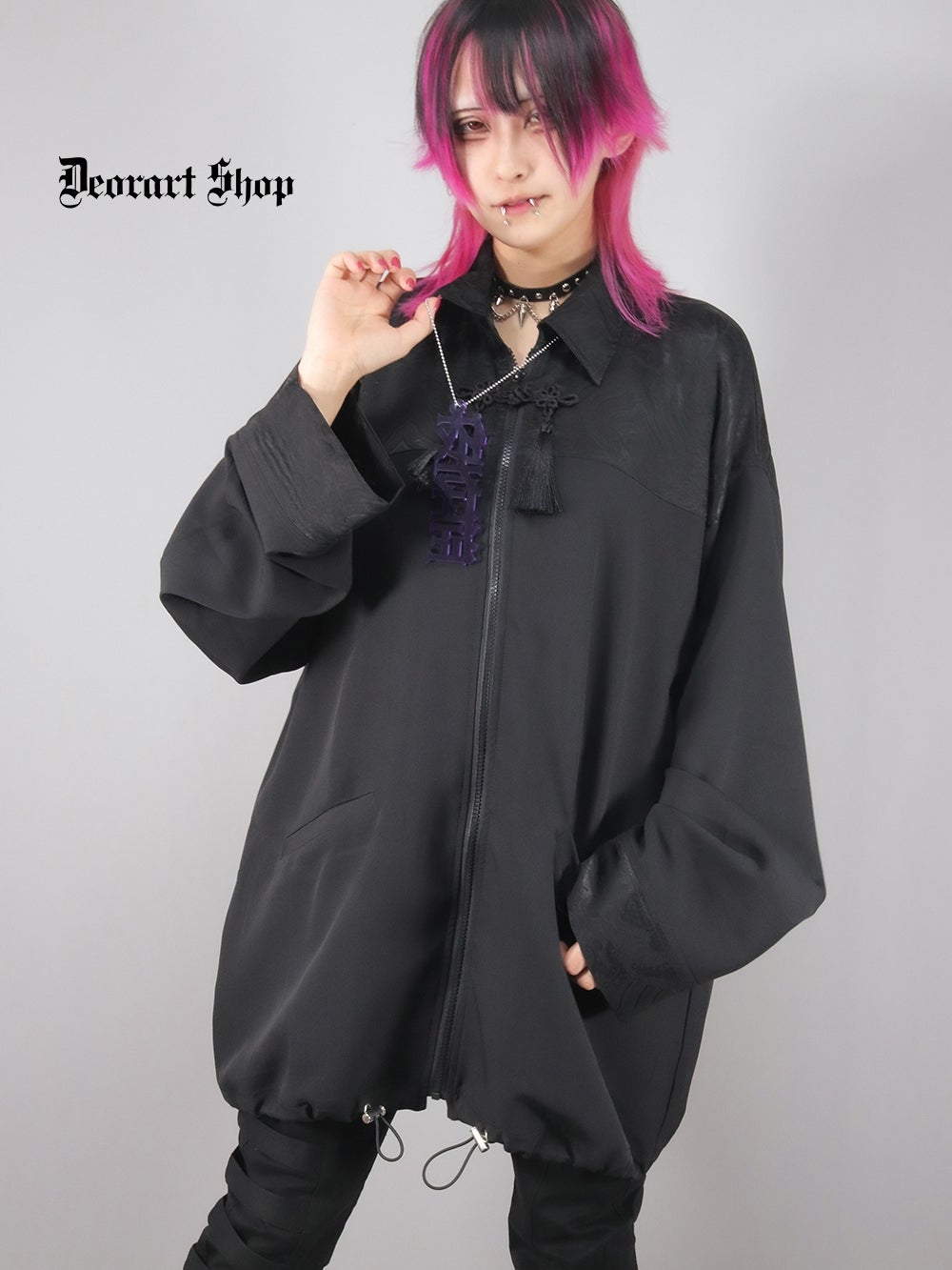 Deorart,ディオラート,モード,ゴシック,中華柄,新中式,チャイナコーデ,サイバー,セットアップ,シャツ,ジャケット,ハロウィン,ファッション,和装,妖怪,着物風,V系,ヴィジュアル系,大人,ライブ,ファッション,衣装,メンズ,レディス