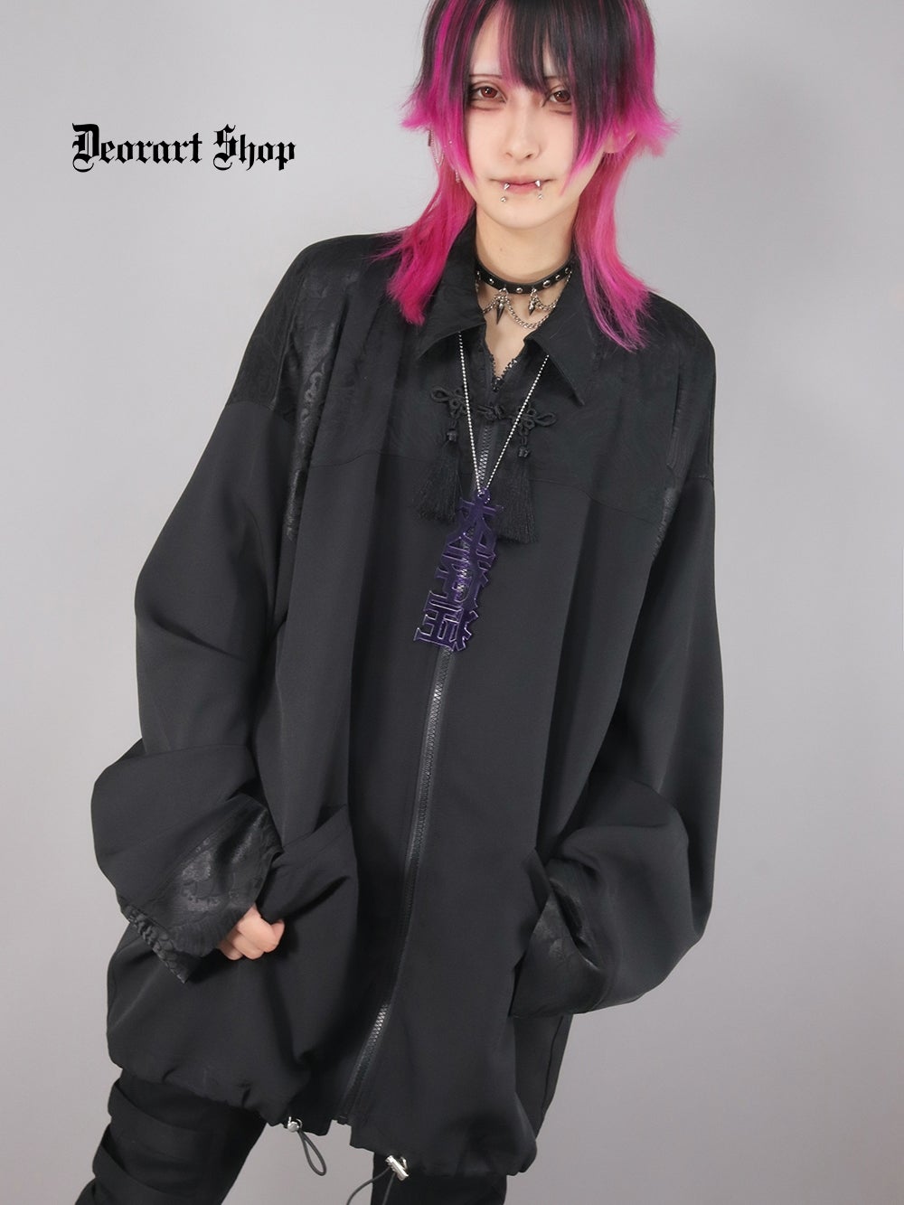 Deorart,ディオラート,モード,ゴシック,中華柄,新中式,チャイナコーデ,サイバー,セットアップ,シャツ,ジャケット,ハロウィン,ファッション,和装,妖怪,着物風,V系,ヴィジュアル系,大人,ライブ,ファッション,衣装,メンズ,レディス