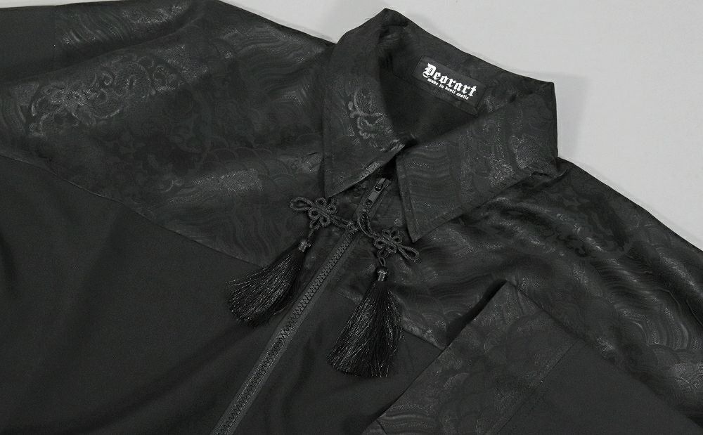 Deorart,ディオラート,モード,ゴシック,中華柄,新中式,チャイナコーデ,サイバー,セットアップ,シャツ,ジャケット,ハロウィン,ファッション,和装,妖怪,着物風,V系,ヴィジュアル系,大人,ライブ,ファッション,衣装,メンズ,レディス