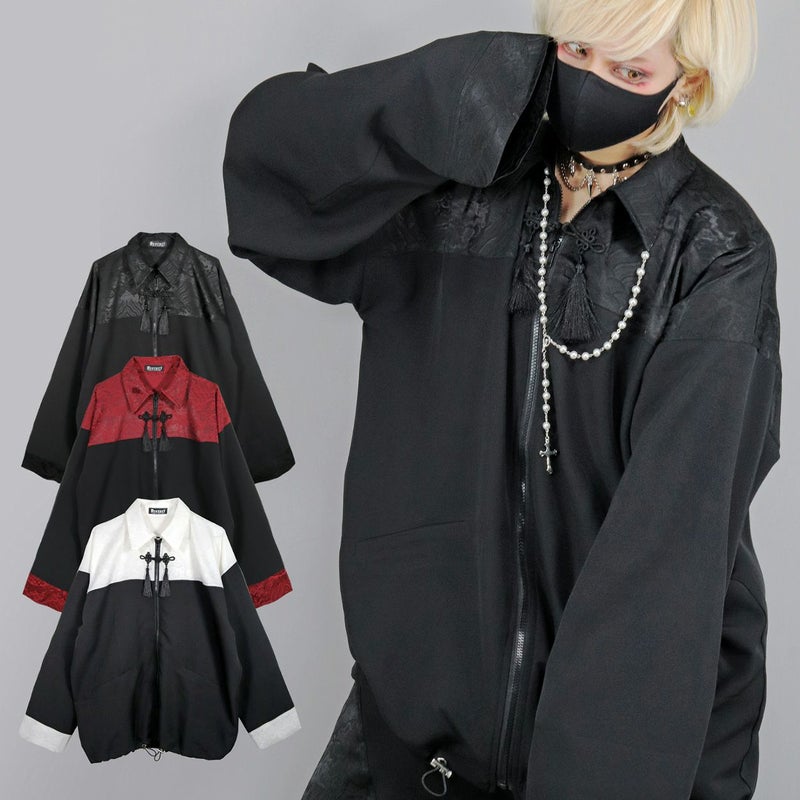 Deorart,ディオラート,モード,ゴシック,中華柄,新中式,チャイナコーデ,サイバー,セットアップ,シャツ,ジャケット,ハロウィン,ファッション,和装,妖怪,着物風,V系,ヴィジュアル系,大人,ライブ,ファッション,衣装,メンズ,レディス