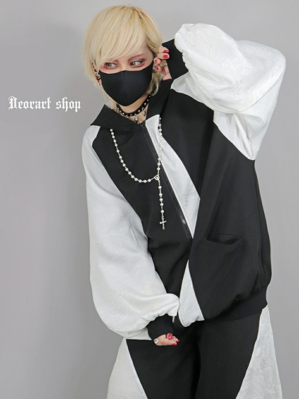 Deorart,ディオラート,モード,ゴシック,中華柄,ネコミミフード,猫耳,パーカー,サイバー,セットアップ,ハロウィン,ファッション,和装,妖怪,着物風,V系,ヴィジュアル系,大人,ライブ,ファッション,衣装,メンズ,レディス,通販,Vkei,anime,goth,emo,fashion,japan,kimono,Jrock