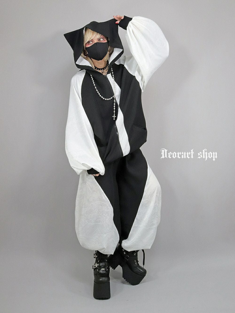 Deorart,ディオラート,モード,ゴシック,中華柄,ネコミミフード,猫耳,パーカー,サイバー,セットアップ,ハロウィン,ファッション,和装,妖怪,着物風,V系,ヴィジュアル系,大人,ライブ,ファッション,衣装,メンズ,レディス,通販,Vkei,anime,goth,emo,fashion,japan,kimono,Jrock