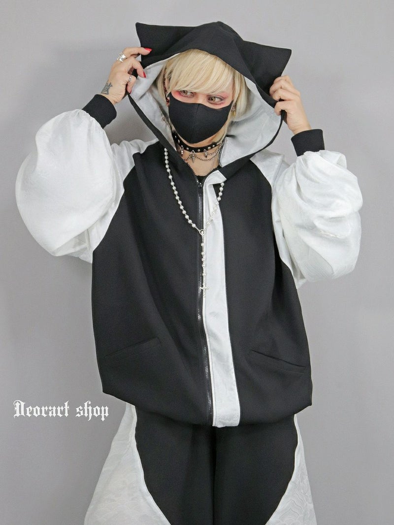 Deorart,ディオラート,モード,ゴシック,中華柄,ネコミミフード,猫耳,パーカー,サイバー,セットアップ,ハロウィン,ファッション,和装,妖怪,着物風,V系,ヴィジュアル系,大人,ライブ,ファッション,衣装,メンズ,レディス,通販,Vkei,anime,goth,emo,fashion,japan,kimono,Jrock