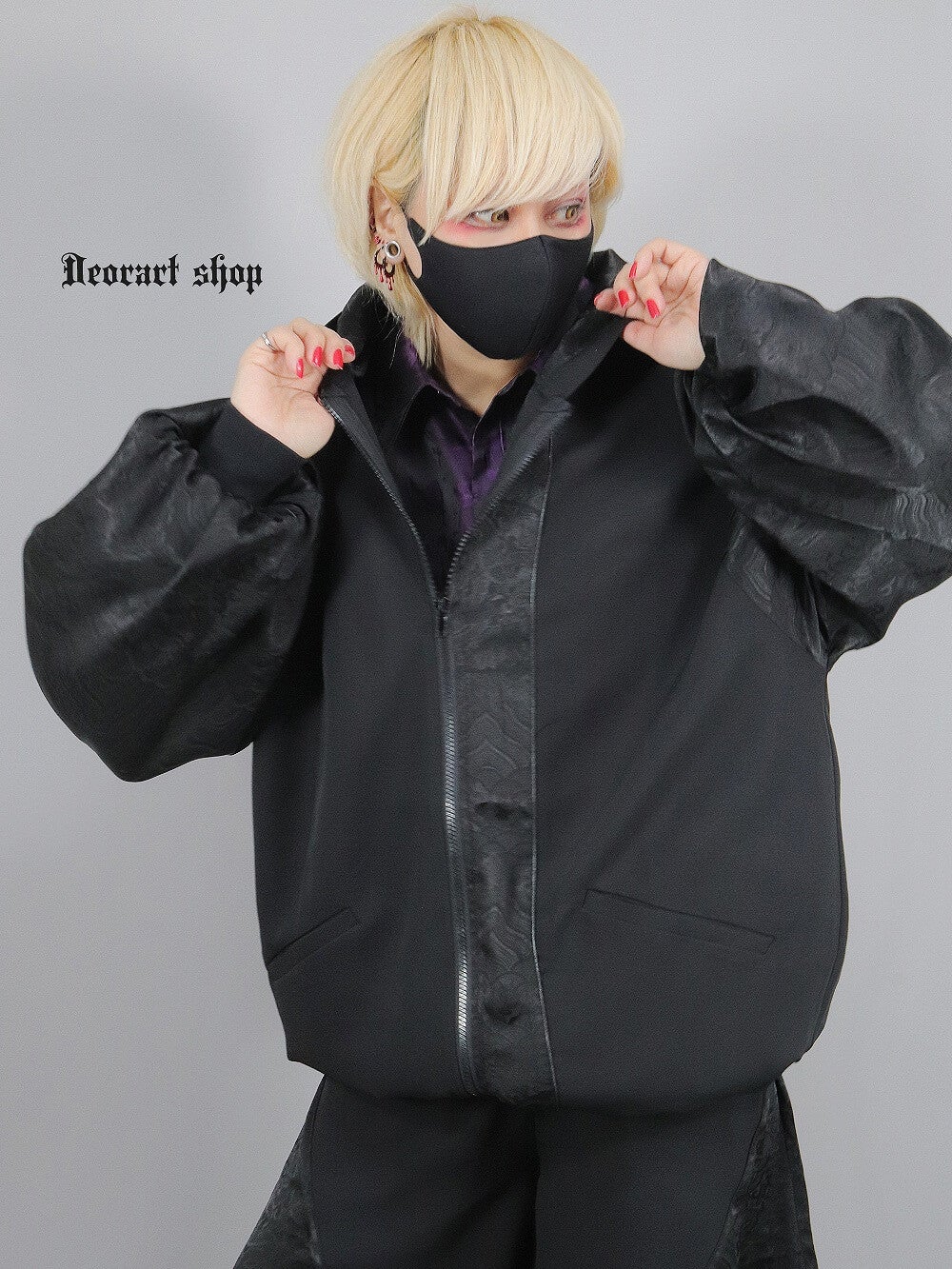 Deorart,ディオラート,モード,ゴシック,中華柄,ネコミミフード,猫耳,パーカー,サイバー,セットアップ,ハロウィン,ファッション,和装,妖怪,着物風,V系,ヴィジュアル系,大人,ライブ,ファッション,衣装,メンズ,レディス,通販,Vkei,anime,goth,emo,fashion,japan,kimono,Jrock