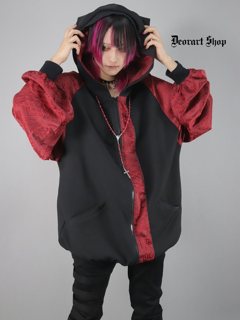 Deorart,ディオラート,モード,ゴシック,中華柄,ネコミミフード,猫耳,パーカー,サイバー,セットアップ,ハロウィン,ファッション,和装,妖怪,着物風,V系,ヴィジュアル系,大人,ライブ,ファッション,衣装,メンズ,レディス,通販,Vkei,anime,goth,emo,fashion,japan,kimono,Jrock