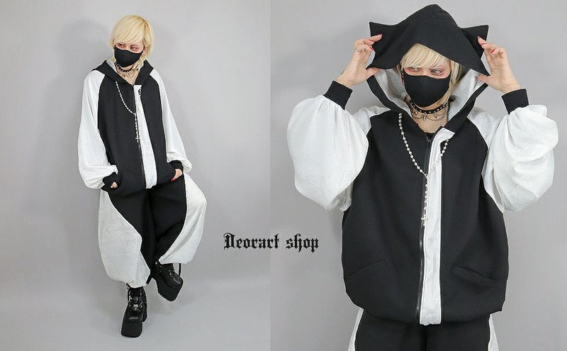 Deorart,ディオラート,モード,ゴシック,中華柄,ネコミミフード,猫耳,パーカー,サイバー,セットアップ,ハロウィン,ファッション,和装,妖怪,着物風,V系,ヴィジュアル系,大人,ライブ,ファッション,衣装,メンズ,レディス,通販,Vkei,anime,goth,emo,fashion,japan,kimono,Jrock