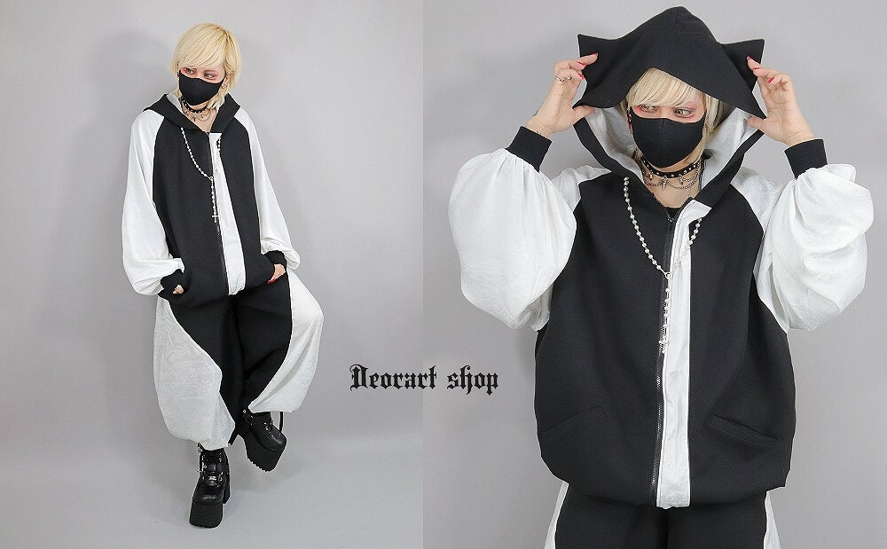 Deorart,ディオラート,モード,ゴシック,中華柄,ネコミミフード,猫耳,パーカー,サイバー,セットアップ,ハロウィン,ファッション,和装,妖怪,着物風,V系,ヴィジュアル系,大人,ライブ,ファッション,衣装,メンズ,レディス,通販,Vkei,anime,goth,emo,fashion,japan,kimono,Jrock