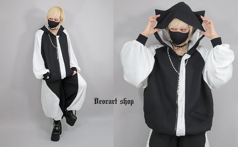 Deorart,ディオラート,モード,ゴシック,中華柄,ネコミミフード,猫耳,パーカー,サイバー,セットアップ,ハロウィン,ファッション,和装,妖怪,着物風,V系,ヴィジュアル系,大人,ライブ,ファッション,衣装,メンズ,レディス,通販,Vkei,anime,goth,emo,fashion,japan,kimono,Jrock