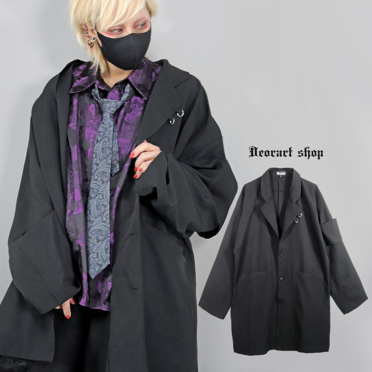 カーデ・パーカー・ブルゾン | 黒を楽しむダーク系ファッション通販