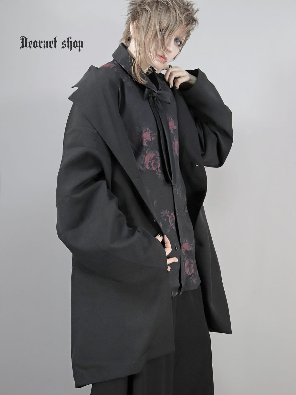 Deorart,ディオラート,モード,ゴシック,ジャケット,カーディガン,ジャージ,オーバーサイズ,メンズ,レディス,20代,30代40代,V系,モード,バンギャ,ヴィジュアル系,地雷系,大きいサイズ,ブランド,,通販,Vkei,anime,goth,emo,fashion,japan,kimono,Jrock