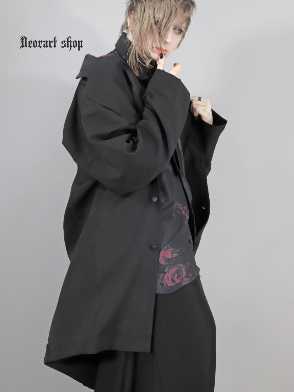 Deorart,ディオラート,モード,ゴシック,ジャケット,カーディガン,ジャージ,オーバーサイズ,メンズ,レディス,20代,30代40代,V系,モード,バンギャ,ヴィジュアル系,地雷系,大きいサイズ,ブランド,,通販,Vkei,anime,goth,emo,fashion,japan,kimono,Jrock