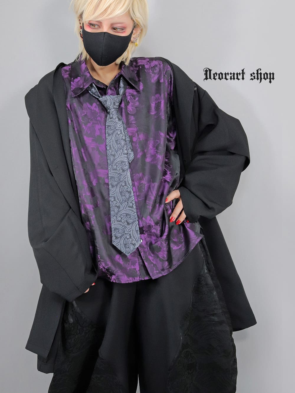 Deorart,ディオラート,モード,ゴシック,ジャケット,カーディガン,ジャージ,オーバーサイズ,メンズ,レディス,20代,30代40代,V系,モード,バンギャ,ヴィジュアル系,地雷系,大きいサイズ,ブランド,,通販,Vkei,anime,goth,emo,fashion,japan,kimono,Jrock