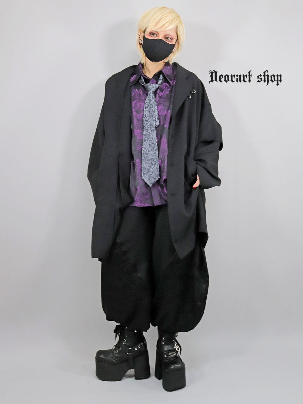 Deorart,ディオラート,モード,ゴシック,ジャケット,カーディガン,ジャージ,オーバーサイズ,メンズ,レディス,20代,30代40代,V系,モード,バンギャ,ヴィジュアル系,地雷系,大きいサイズ,ブランド,,通販,Vkei,anime,goth,emo,fashion,japan,kimono,Jrock