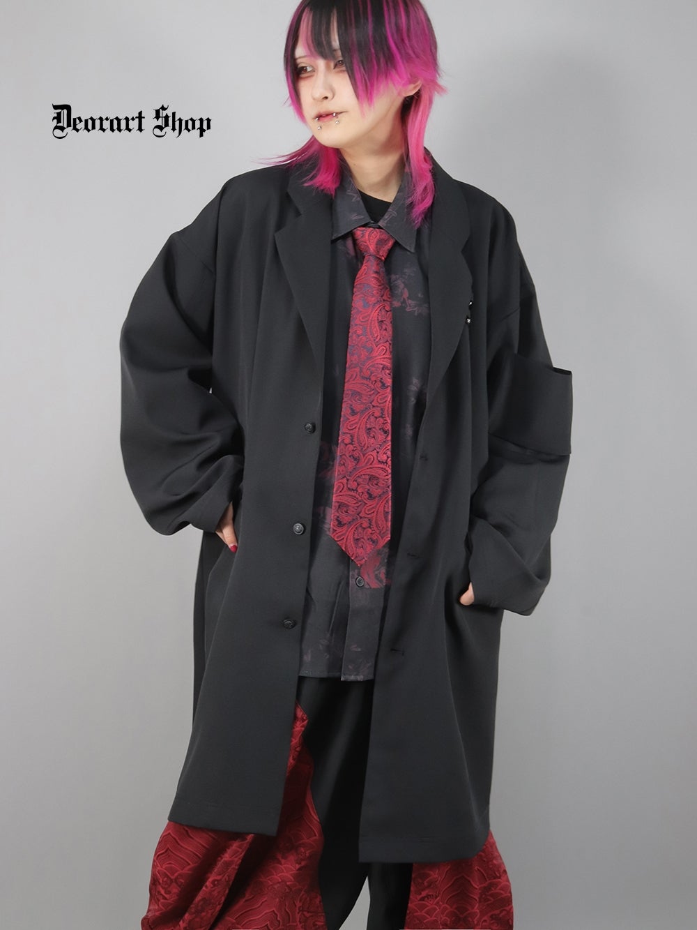 Deorart,ディオラート,モード,ゴシック,ジャケット,カーディガン,ジャージ,オーバーサイズ,メンズ,レディス,20代,30代40代,V系,モード,バンギャ,ヴィジュアル系,地雷系,大きいサイズ,ブランド,,通販,Vkei,anime,goth,emo,fashion,japan,kimono,Jrock