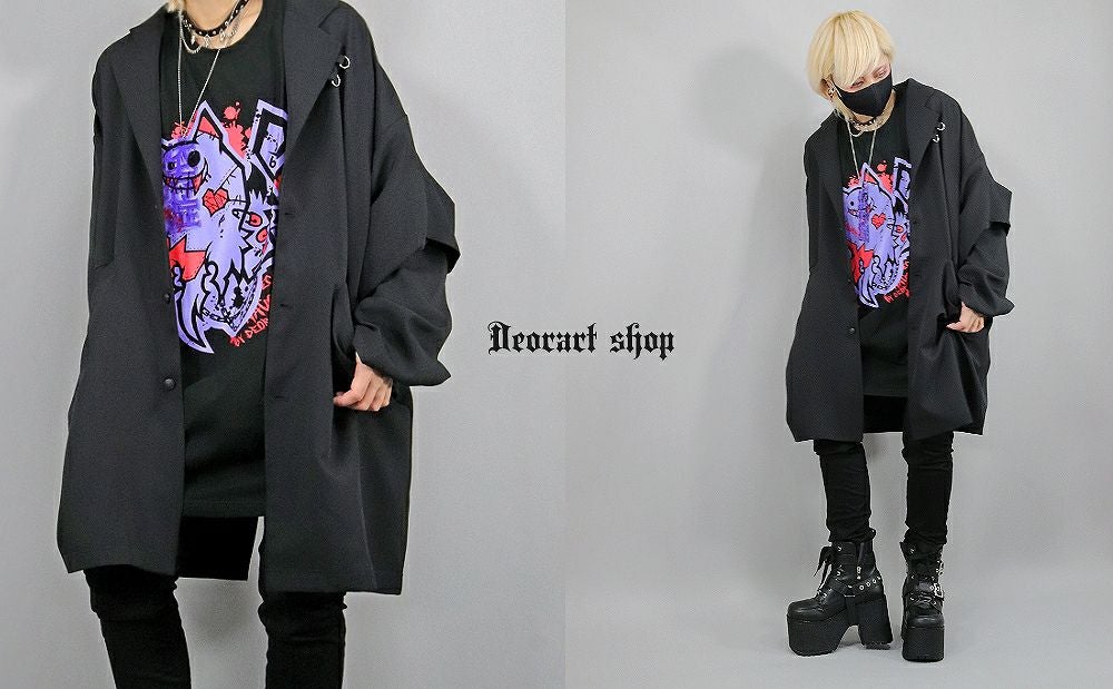 Deorart,ディオラート,モード,ゴシック,ジャケット,カーディガン,ジャージ,オーバーサイズ,メンズ,レディス,20代,30代40代,V系,モード,バンギャ,ヴィジュアル系,地雷系,大きいサイズ,ブランド,,通販,Vkei,anime,goth,emo,fashion,japan,kimono,Jrock