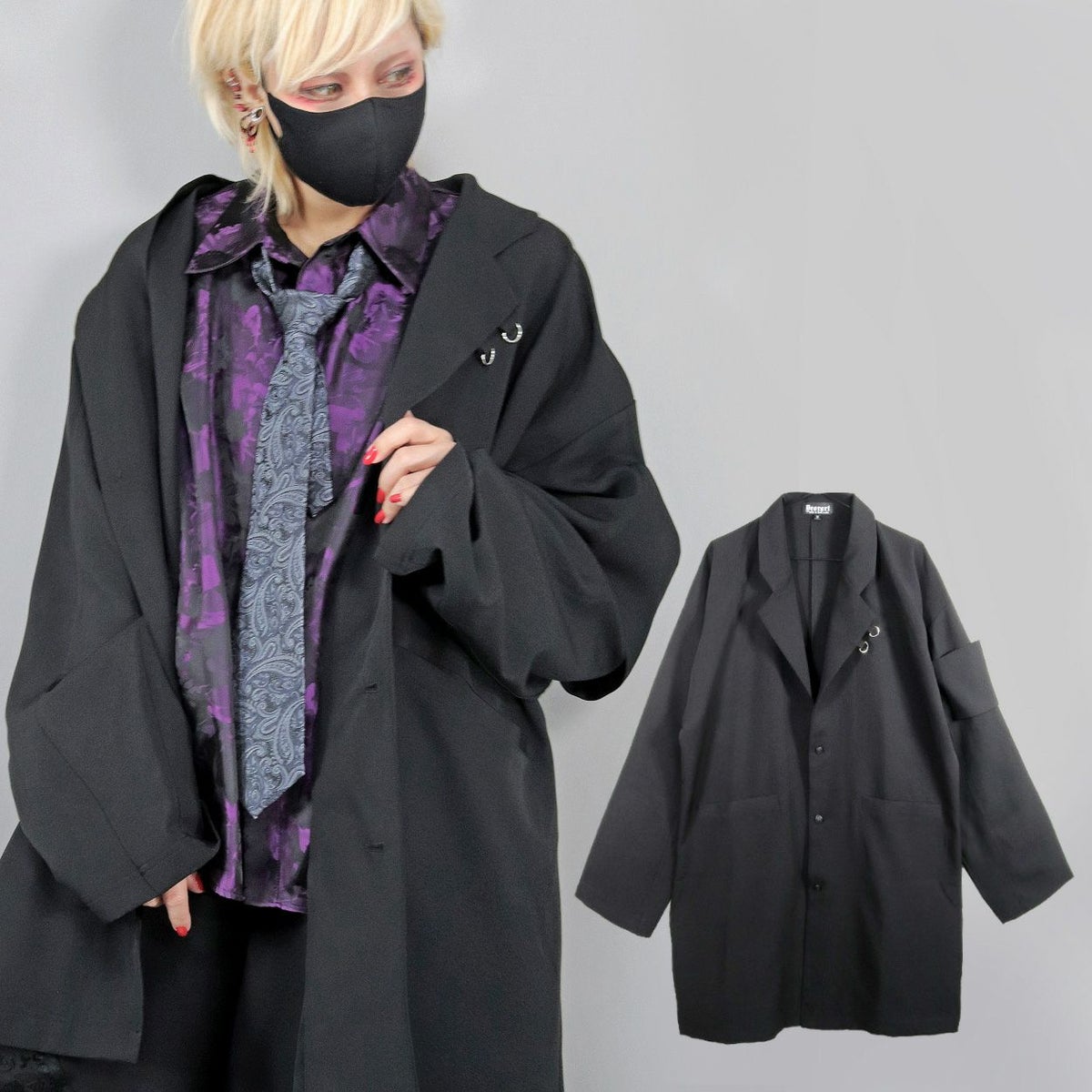 Deorart,ディオラート,モード,ゴシック,ジャケット,カーディガン,ジャージ,オーバーサイズ,メンズ,レディス,20代,30代40代,V系,モード,バンギャ,ヴィジュアル系,地雷系,大きいサイズ,ブランド,,通販,Vkei,anime,goth,emo,fashion,japan,kimono,Jrock