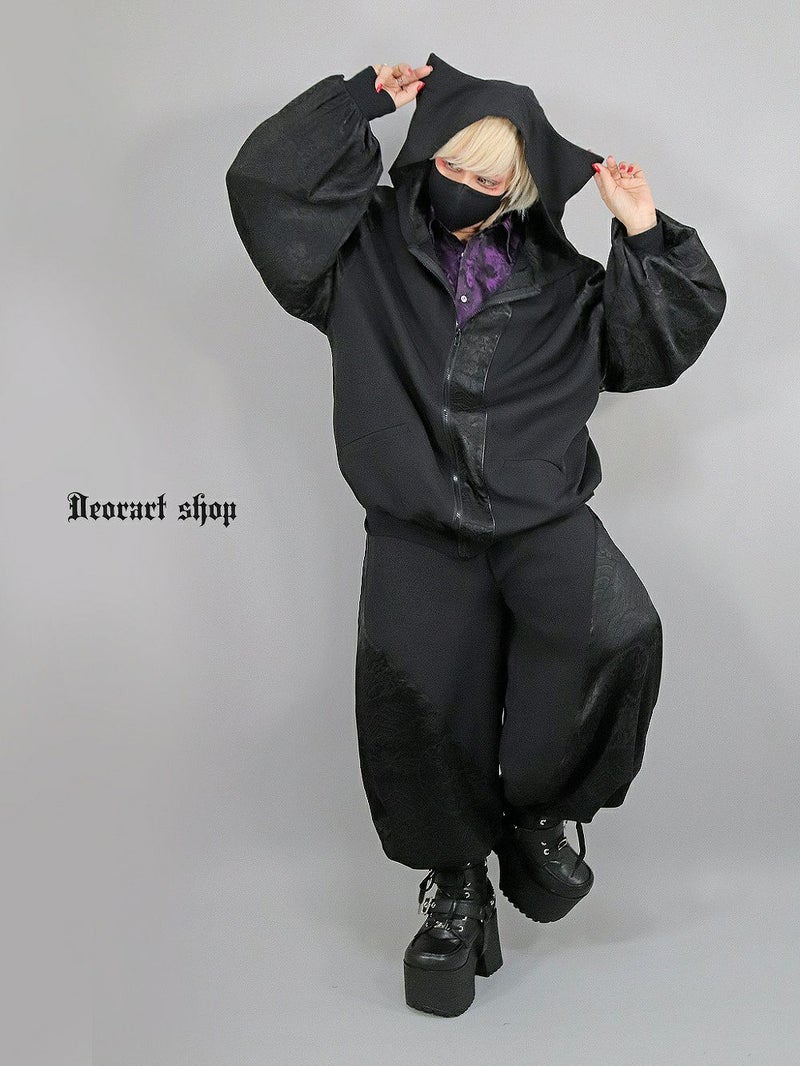 Deorart,ディオラート,モード,ゴシック,中華柄,新中式,チャイナコーデ,サイバー,セットアップ,パンツ,バルーンパンツ,カンフーパンツ,ランタンパンツ,ファッション,和装,妖怪,着物風,V系,ヴィジュアル系,大人,ライブ,ファッション,衣装,メンズ,レディス,通販,Vkei,anime,goth,emo,fashion,japan,kimono,Jrock